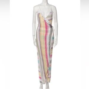 MISSONI Multicolor Striped Maxi Dress